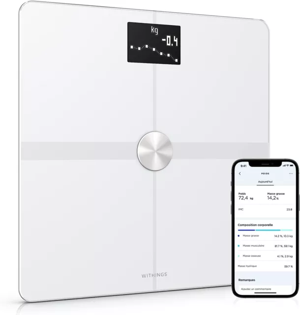 Pèse Personne Reconditionné WIFI Body+ Blanc