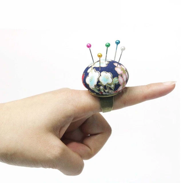 Ring Cotton Fabric Sewing Accessories Pin Cushion Needle Pillow Needle Holder