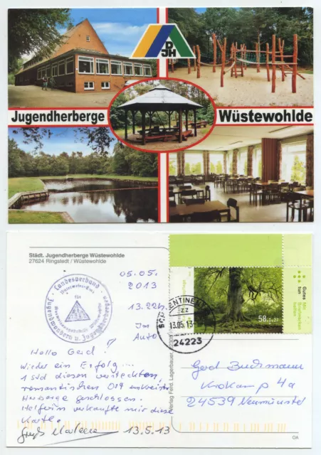 61348 - DJH youth hostel Desert Wohlde - postcard, run