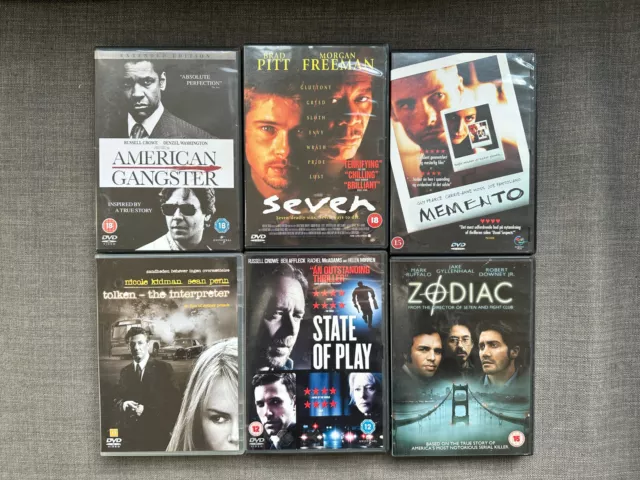 Crime / Thriller DVD bundle