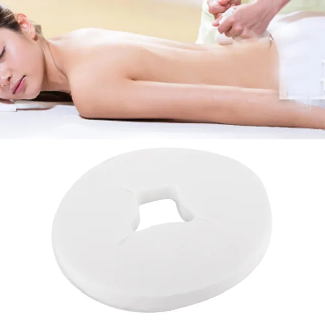 100Pcs Face Massage Cover Pad Disposable Salon SPA Face Hole Pillow Mat SD3
