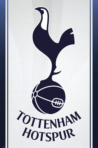 Poster Tottenham Hotspurs Spurs Crest Emblem Soccer Football