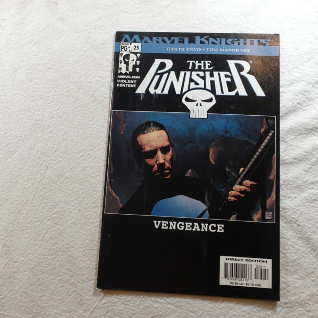 The Punisher Marvel Knights Issue 25 Marvel Comic Book