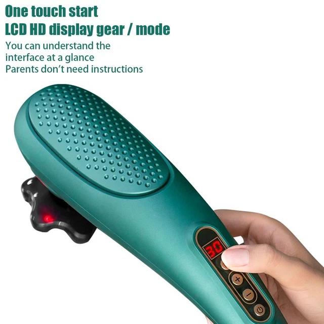LCD Portatif Vibromasseur Soulagement de la douleur Massager Taille Épaule Cou 3