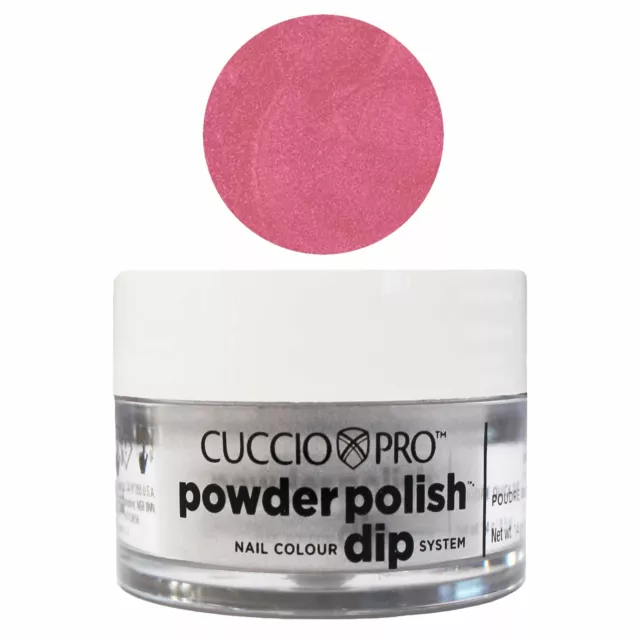 Cuccio Pro Powder Polish - Nail Dip System - Rose W Rainbow Mica 14g