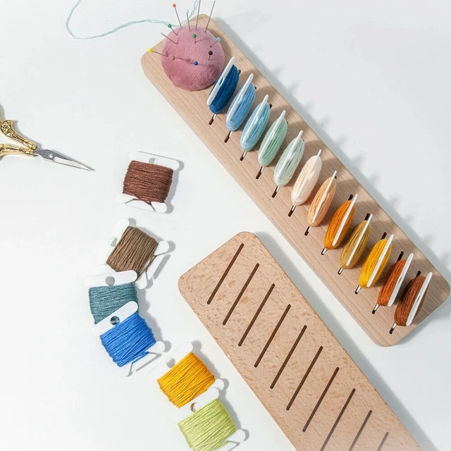 Scatola Porta Bobine Per Filo Da Ricamo | Con 50 Bobine Vuote | Organizzatore Per Cucito E Hobby - Foto 2