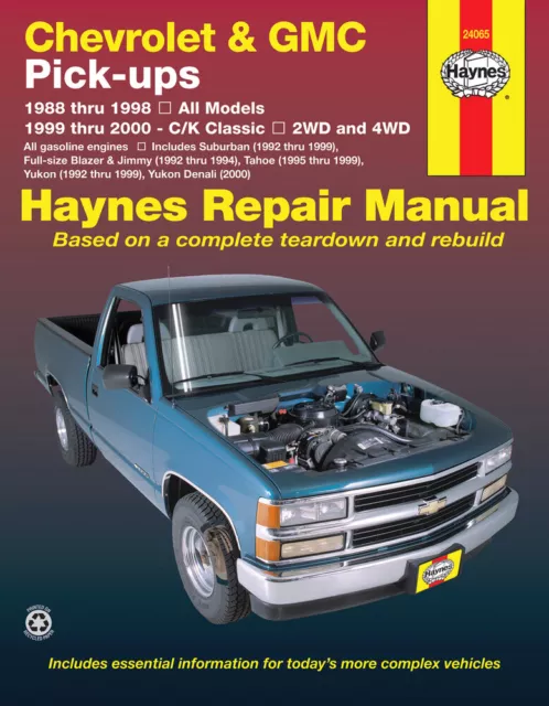 Repair Manual-Base Haynes 24065