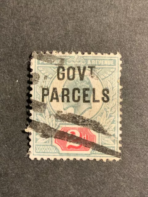 1902 KEVII GOVT PARCELS Overprint Used