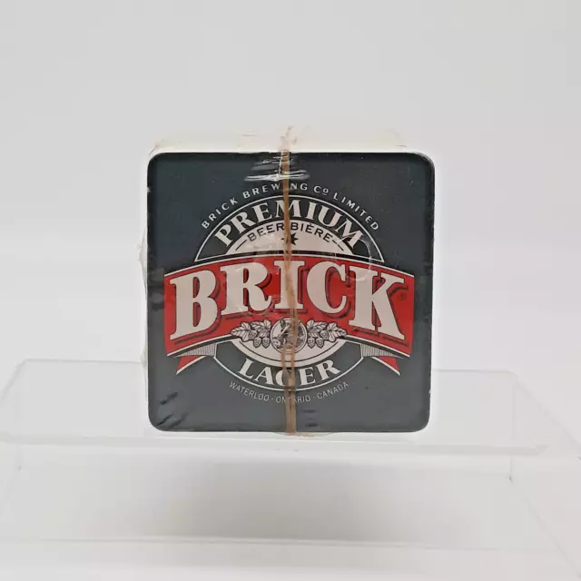 Vintage 1990's Brick Brewery Waterloo Premium Lager Bar Coasters Set of 100