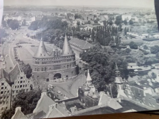 Altes Orig. Foto Lübeck -großformatig ca. 60-70er Jahre