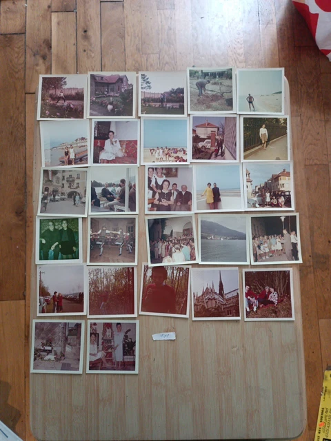Lot De 60 Photos Anciennes Originales - France, Portraits, Paysages, 1940-1990