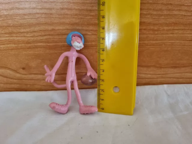 Personaggio Vintage Gomma Animata Snodabile Pantera Rosa #1