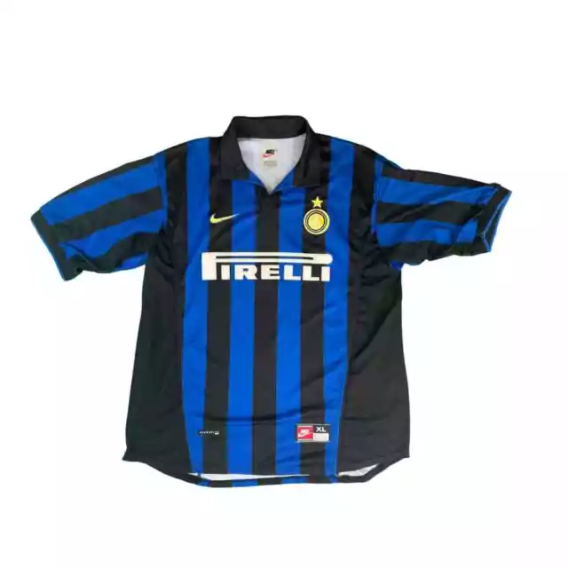 Maillot collector domicile Inter Milan #9 Ronaldo saison 1998-1999