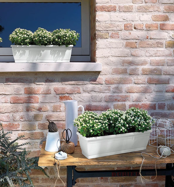 Deroma BALCONETTA Cassetta Save R 49 Cm Con Riserva D'Acqua – Antracite, Resistente Al Gelo E UV - 3