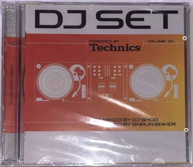 Double CD DJ Shog & Shaun Baker ‎– Technics DJ Set Volume 16, Electronic Trance