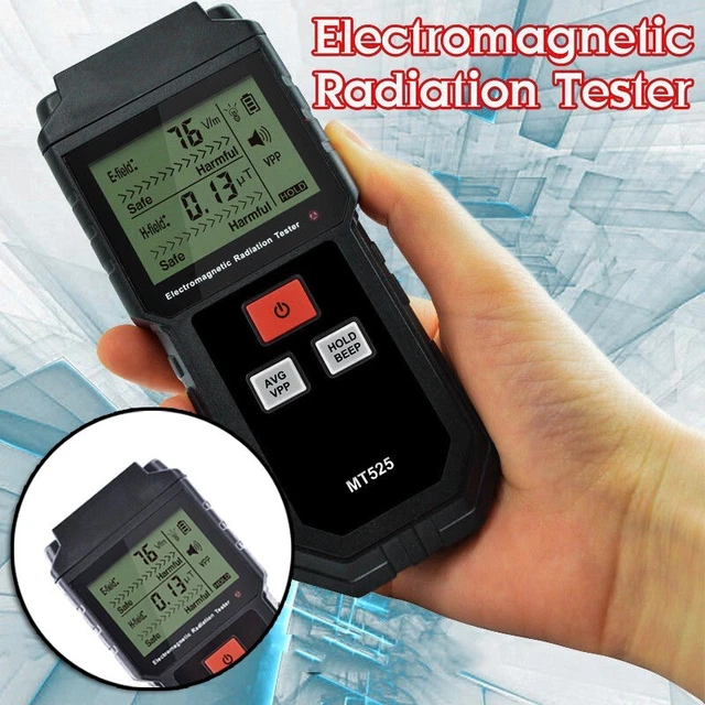 Allarme Elettromagnetico Radiazione Tester Conta Suono Dati Rilevatore Digitale