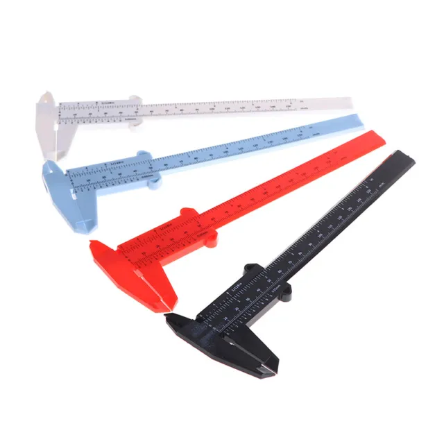 0-150mm double rule scale plastic Vernier caliper measuring Student tool ru EL