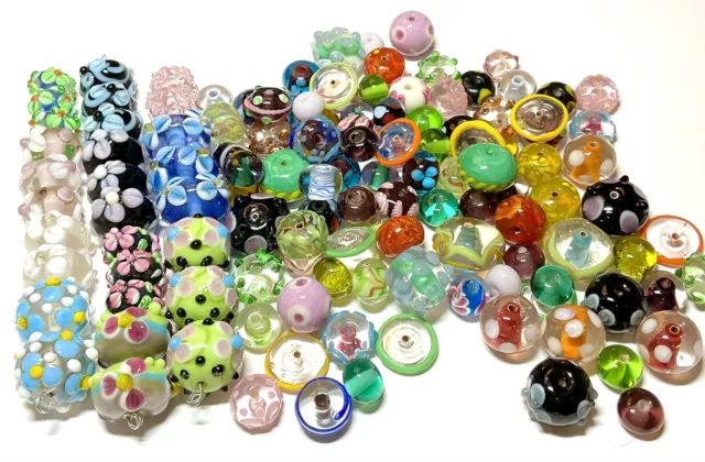 Lampwork Glass Bead Assorted Bulk Collection