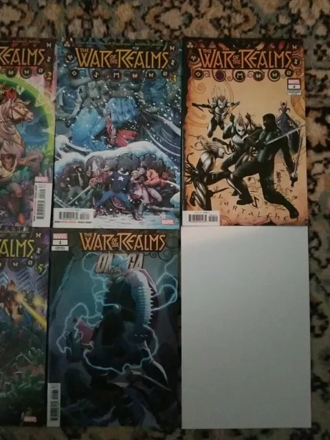 The War of the Realms #1 - #6 + Omega Complete 7 Issue Set (2019) Marvel Comics 3
