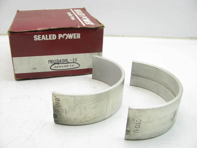 Sealed Power MB2848AL-10 Main Bearing Pair  .010" For CAT 3408 3412 D398