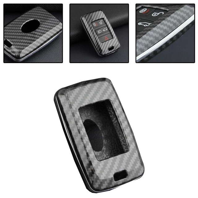 For Sport Evoque Carbone Fibre Rigide Coque de Clé Télécommande Housse