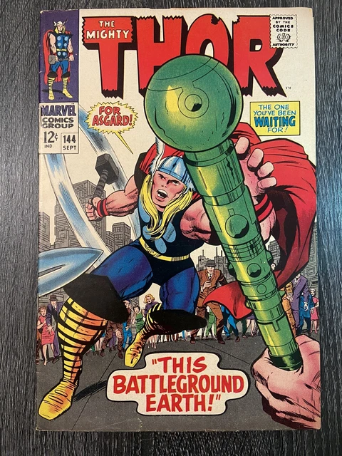 THE MIGHTY THOR #144 (Marvel 1967) Silver Age *Priced to Sell/No Offers Pls* :)