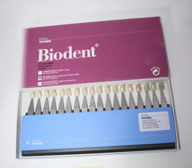 DeTrey Dentsply Biodent Colorindex / Shade-Guide # 12120