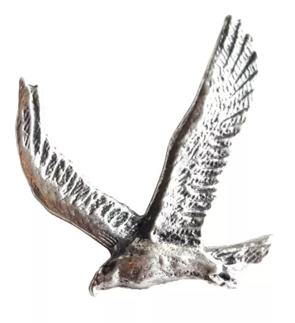 Águila Real Hecho a Mano De Peltre Inglés Pin de Solapa