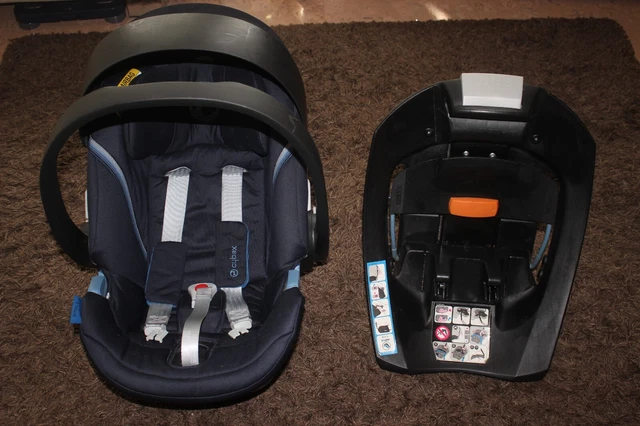 CYBEX Aton 5 + Aton Base 2 fix Babyschale  Sehr Gut  Versand 16 Euro