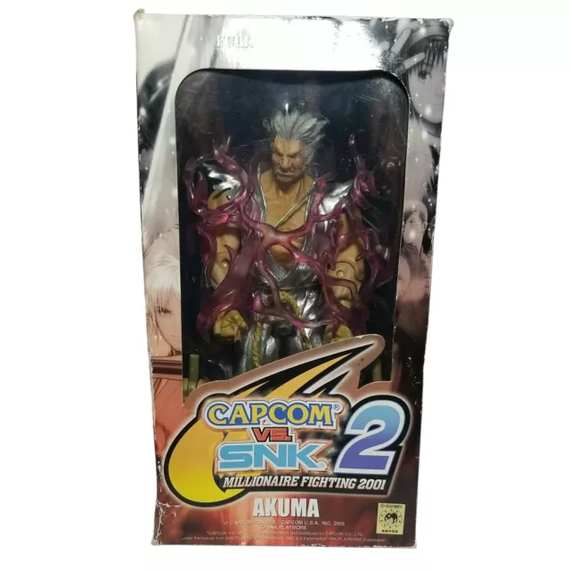 Capcom vs SNK 2 Millionaire Fighting 2001 Akuma Full Action Figure NOS Playmore