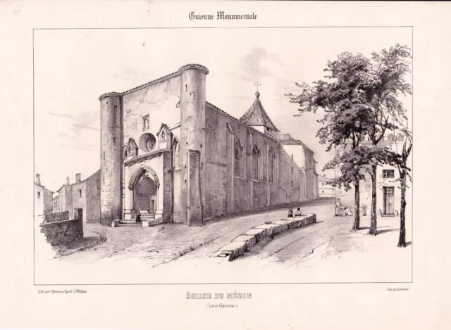 Eglise Saint Jean Baptiste de Mézin Guyenne Lot & Garonne