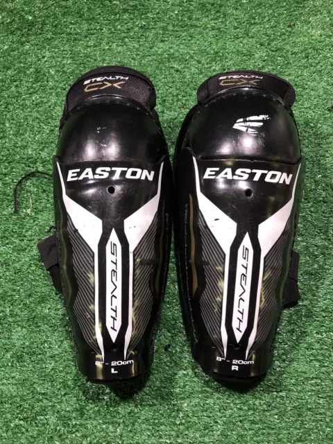 Easton Stealth CX 8" Hockey Shin Guards