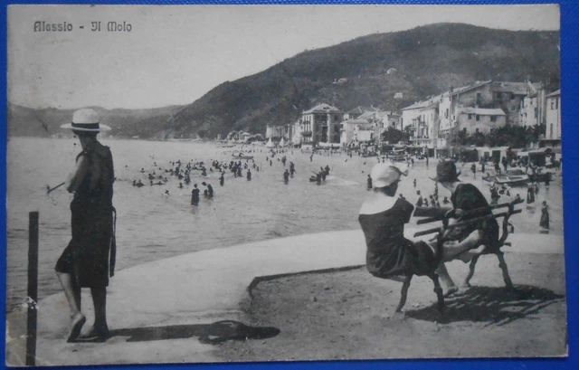 cartolina Alassio il Molo