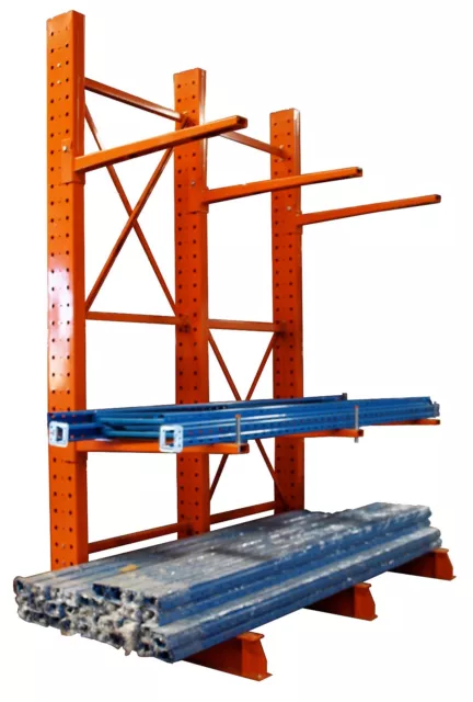 New Medium Duty Cantilever Racking - 4800mm high 5 Level Warehouse Rack - VIC