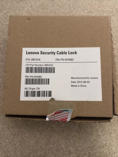 Lenovo 57Y4303 Genuine Original Security Cable Lock 1.52M