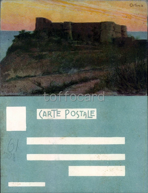 Autore Basilio Cascella-Abruzzo-Vi Serie-Ortona-C14-71
