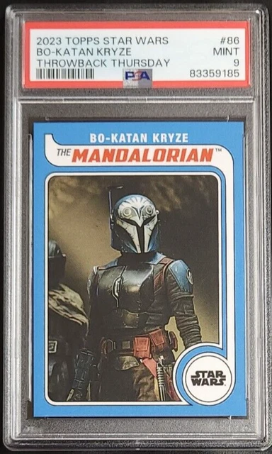 Bo-Katan Kryze 2023 Topps Throwback Thursday Star Wars #86 PSA 9 MINT