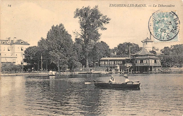CPA ENGHIEN-LES-BAINS Le débarcadère (143311)