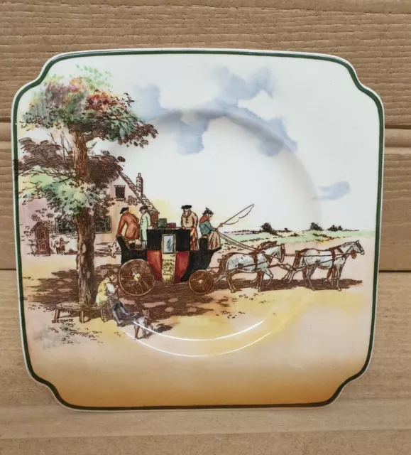 Vintage Royal Doulton Old English Coaching Scenes Plate