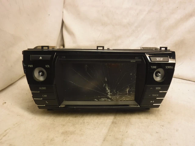 14 15 16 17 Toyota Corolla Radio Cd MP3 Player 100149 86140-02050 PARTS ONLY