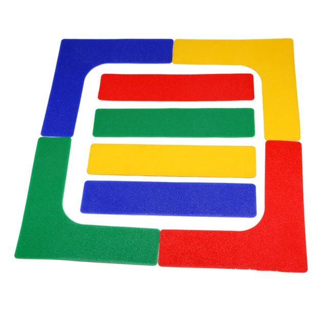 4 Pcs Lignes De Terrain Football Sport T-shirts Étiquette Stickers