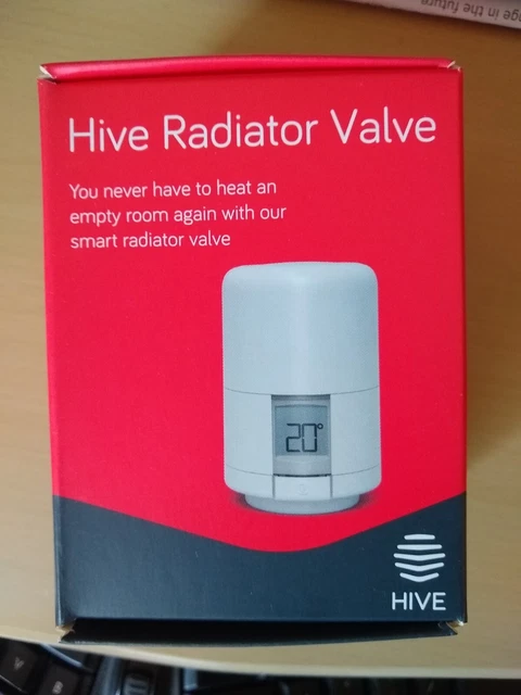HIVE SMART HEATING Thermostatic Radiator Valve (TRV) brand new in box ...