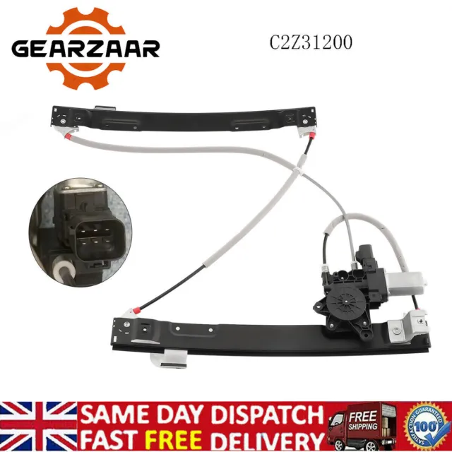 For Jaguar Xf (X250) Drivers Side Front Electric Window Regulator & Motor 08-15