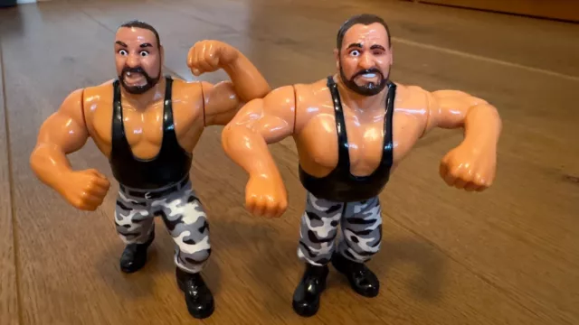 Bushwhackers - Luke & Butch - WWE WWF - Hasbro - 1990er - Serie 1 - TOP Zustand