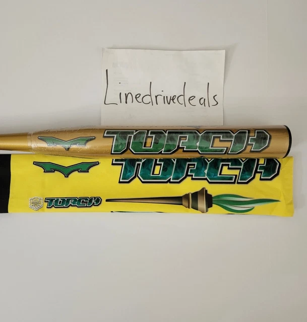 Batte De Softball Monsta Torche Green Foil M2 3500, 25 Oz, 34", USA/ASA, Neuve