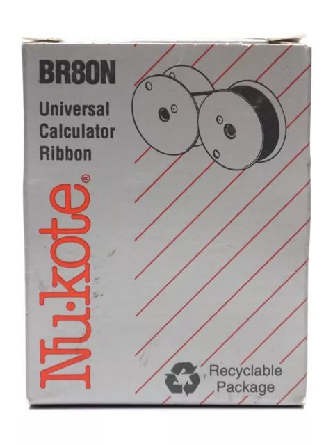 NuKote BR80N Universal Calculator Ribbon Sharp EL-2196BL Sharp EL2196BL
