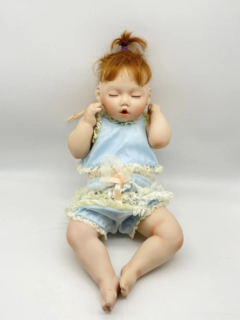THE ASHTON DRAKE GALLERIES - GOOD AS GOLD PORCELAIN DOLL TC 4871 Signed