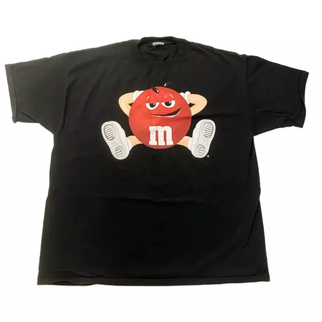 Relaxed Red M&M Front & Back T-shirt XXL M&Ms Candy