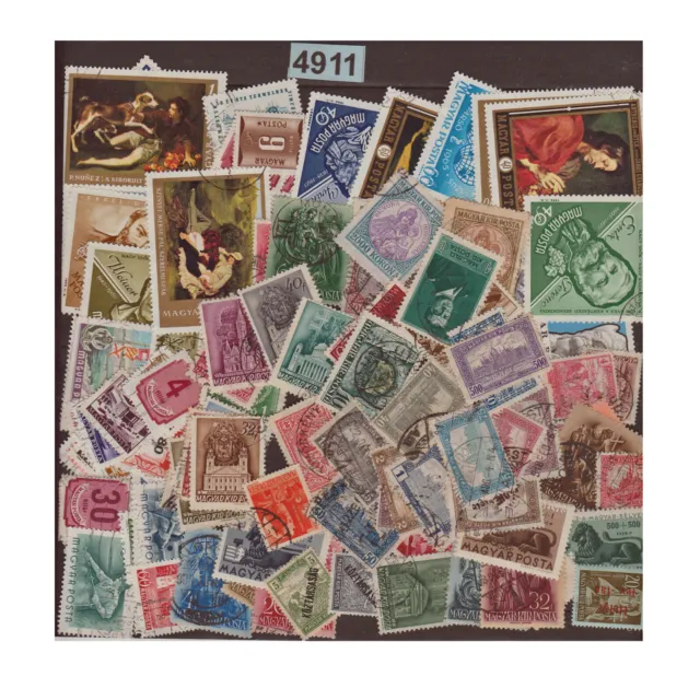 4911 Hongrie Magyarorszag Tres Gros Lot 400 Timbres