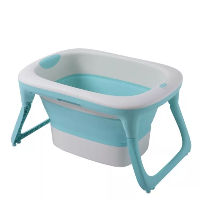 Aziamor Vaschetta Splash&Go per Il Bagno Neonato Pieghevole e richiudibile 0-12